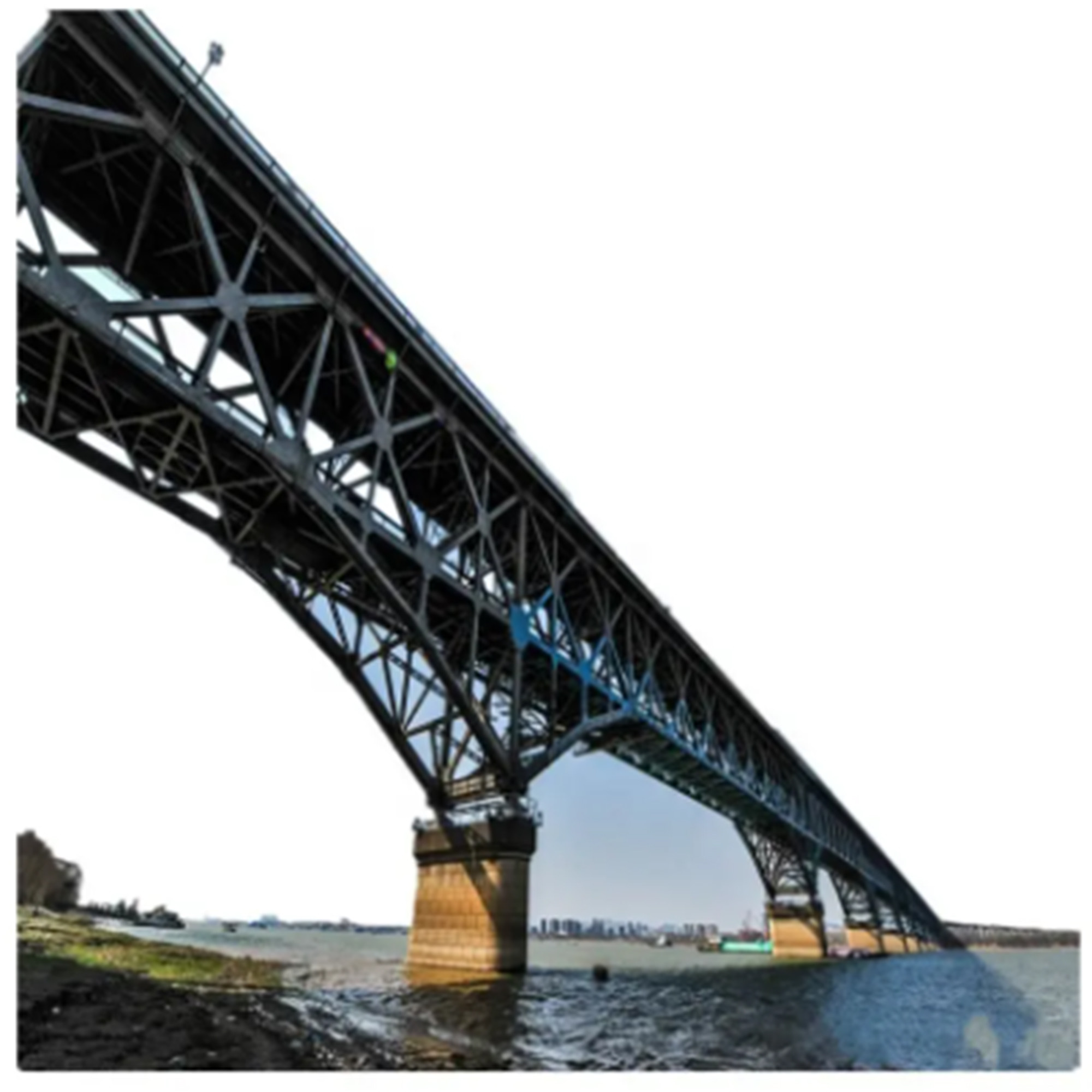 Customizable Prefabricated Steel Structure Bridges Antirust Long Life ...