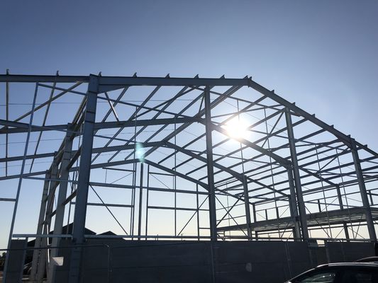 Almacén 120 kg/m2 Estructuras de acero de calibre ligero Edificios de metales pesados grandes Construcción