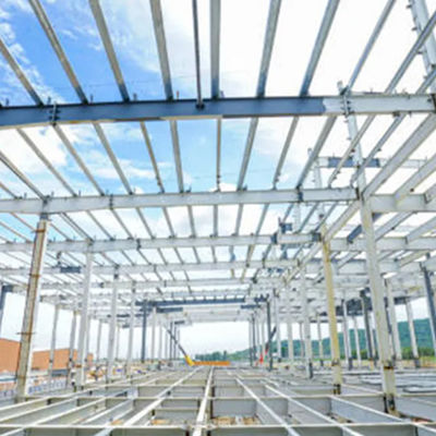 Lekkie Modularne Prefabrykowane Metalowe Składnia Przemysłowa Budowa Odporna na wiatr