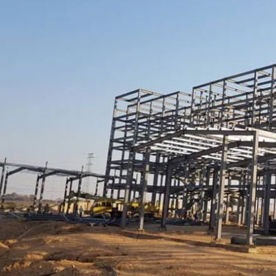 1000 m2 Prefabrykowana konstrukcja stalowa Skład Duże budynki metalowe
