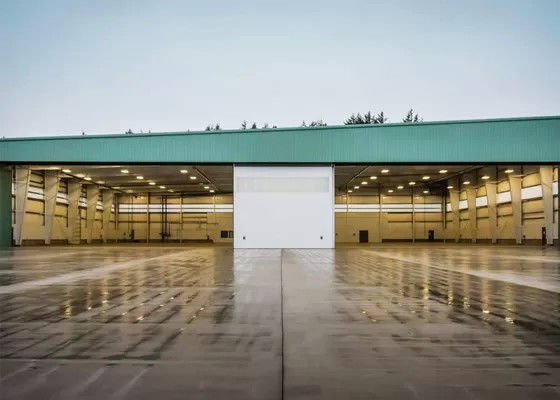 Construcción de hangares de aviones de acero estructural Q235 Q355 Almacenamiento de hangares de aviones prefabricados