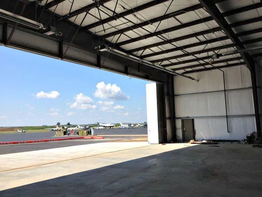 Estructura de acero del portal Hangar Estructura de acero ligero Q355 Hangar de aeronaves Edificios