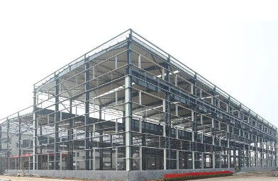 Modular Steel Prefab Frame Structure Building Earthquake Proof Autocad